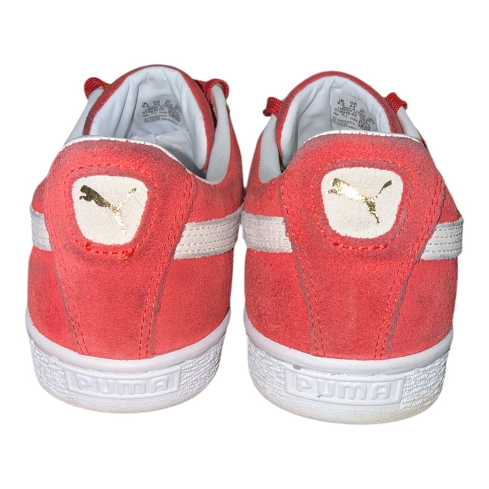 Puma Suede Classic Red/ White Size 10.5 - Picture 3 of 7